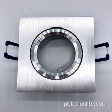 Holofotes LED loja de roupas areia prata alumínio